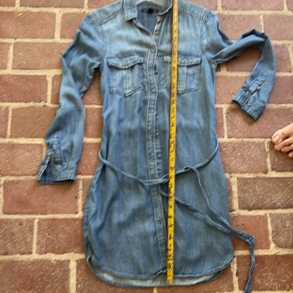 American Eagle Outfitters Blue Chambray Dress - Picture 10 of 11